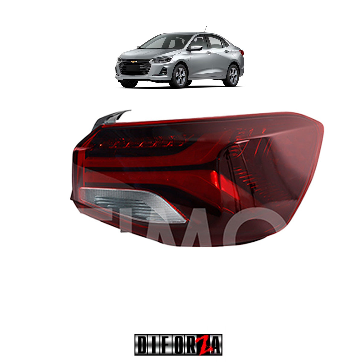 CALAVERA ONIX 2020-2022 EXT C/ARNES C/LED (ROJO/BLANCO) DER #OP