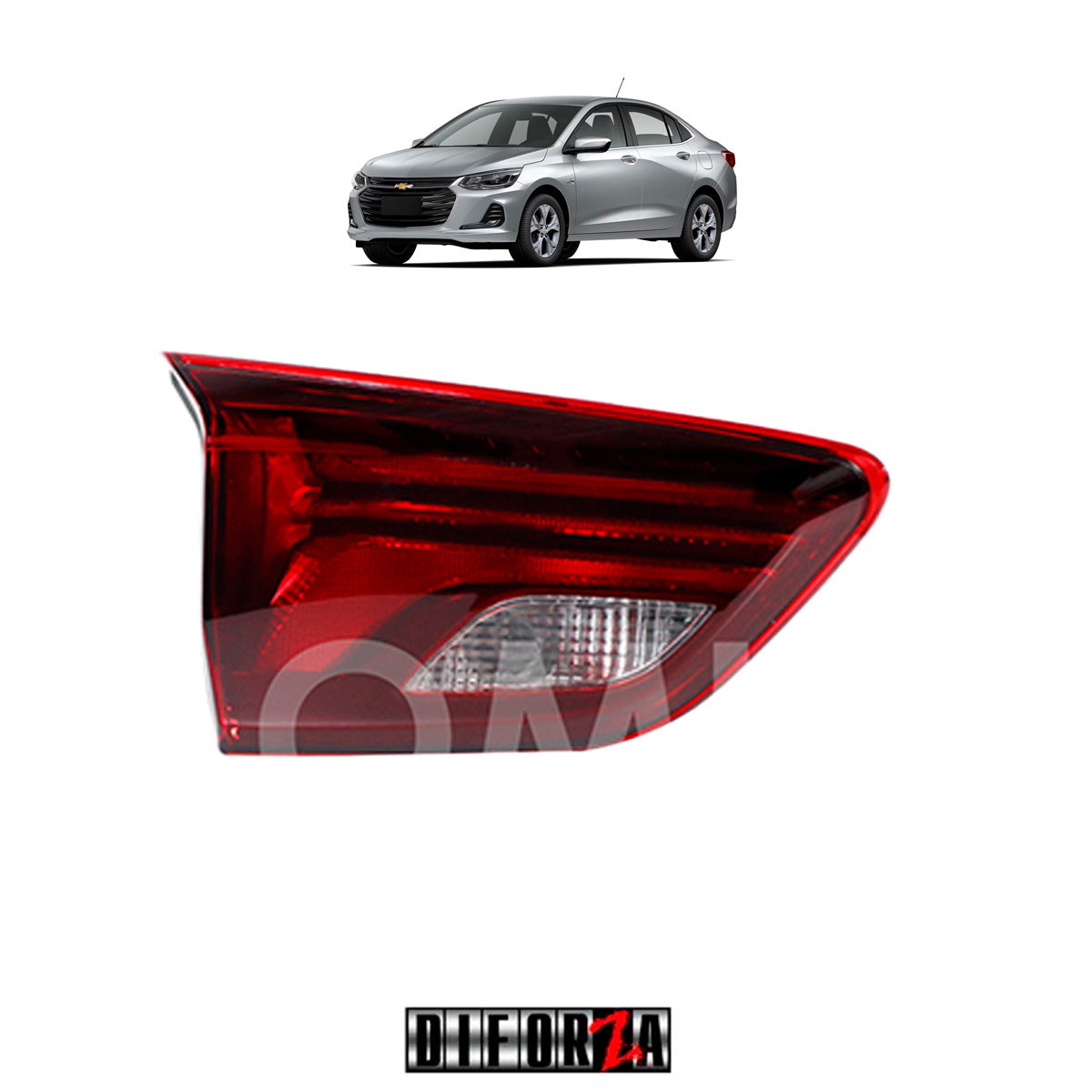 CALAVERA ONIX 2020-2022 INT C/ARNES (ROJO/BLANCO) IZQ #OP