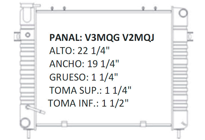 35586 AU M RADIADOR ALUMINIO PLASTICO GRAND CHEROKEE 6 CIL. LAREDO, ORVIS, TSI, 4 Lt L6 93-97 MECANICO TRANS:AUTOMATICA RASA