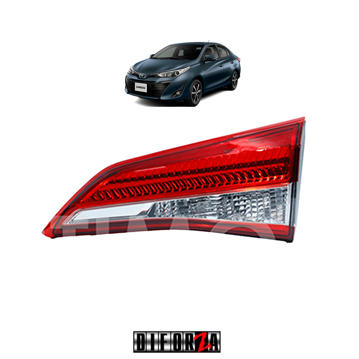 CALAVERA YARIS SEDAN 2018-2022 INT S/ARNES S/LED 4PTAS DER #OP