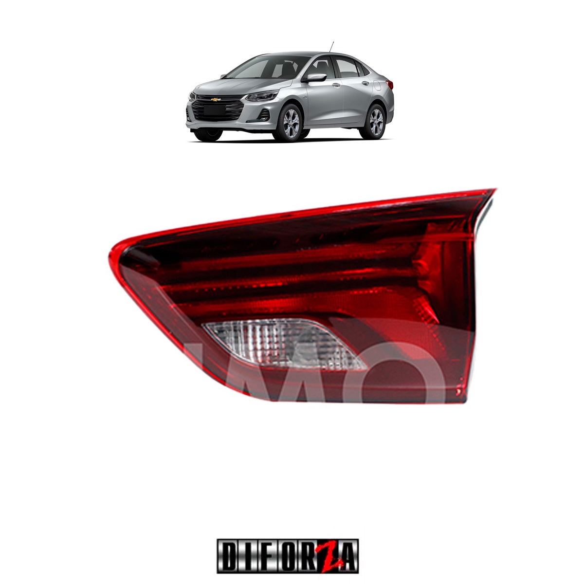 CALAVERA ONIX 2020-2022 INT C/ARNES (ROJO/BLANCO) DER #OP