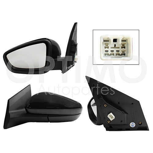 ESPEJO AVEO 18-22 ELECT P/PINT S/DESEMP LS/ LT/ LTZ T20 DMV 3 PINES IZQ #OP