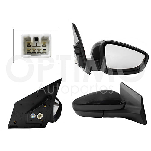 ESPEJO AVEO 18-22 ELECT P/PINT C/DESEMP T20 5 PINES DER #OP
