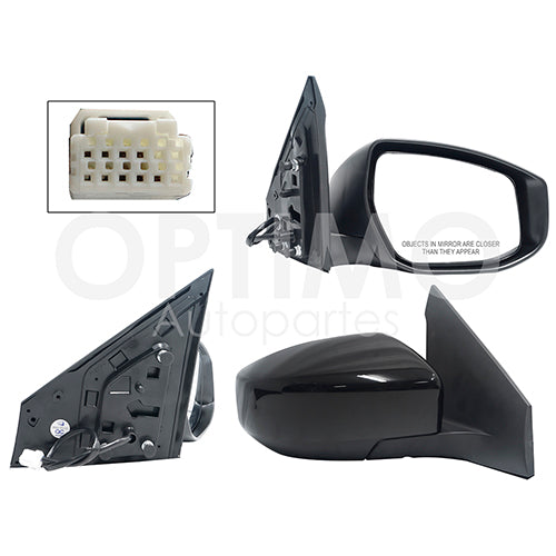 ESPEJO SENTRA 13-16 ELECT P/PINT DER #OP