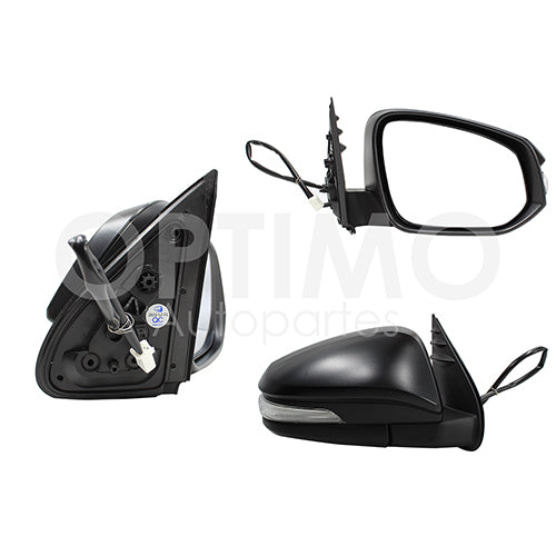 ESPEJO HILUX 16-22 ELECT NEGRO C/DIRECC ABATIBLE T20 DER #OP