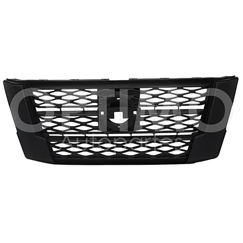 PARRILLA NISSAN PU NP300/ FRONTIER 21-22 NEGRA LISA #OP