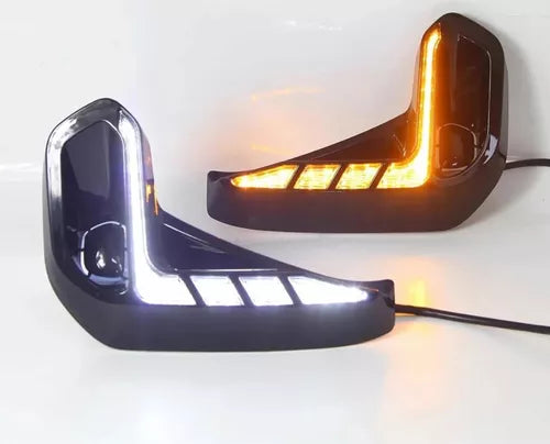 REJILLAS LUZ DE DIA HILUX 21-22 CON DIRECCIONAL #AU