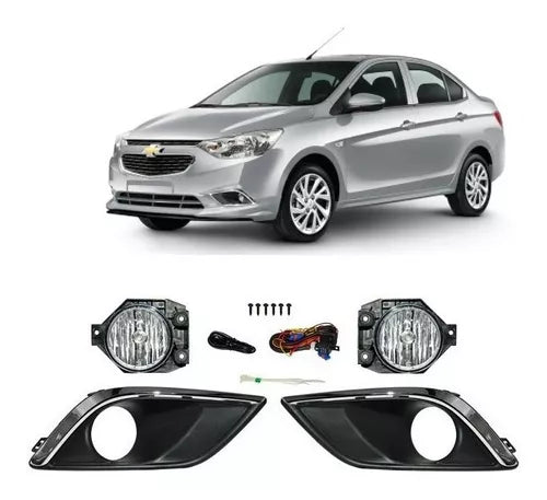 FARO NIEBLA AVEO 18-22 LINEA NUEVA C/PARRILLA JGO #OP