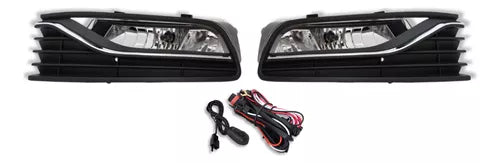 FARO NIEBLA POLO 15-19 C/PARRILLAS C/MOL CROM JUEGO #OP #ACOG