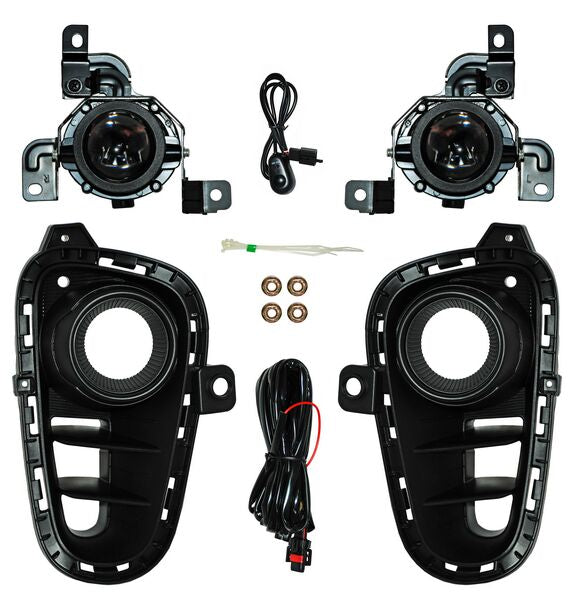 FARO NIEBLA KIA RIO 18-20 C/PARRILLA JGO #OP #ACOG