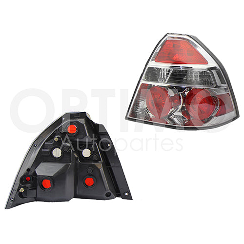 CALAVERA AVEO 08-11/ 18 CROMADA/ROJA S/ARNES DIFORZA #OP DER