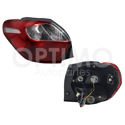 CALAVERA MIRAGE G4 SEDAN C/ARNES 4PTAS (ROJO/BLANCO/ROJO) 2021-2022 IZQ #OP