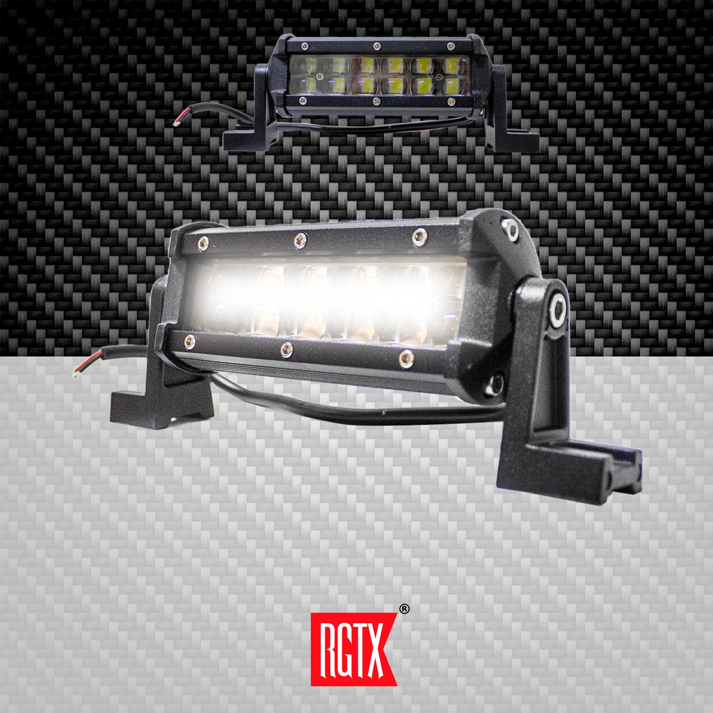 BARRA 12 LED C/LUPAS (14cmX4.5cm) #OP
