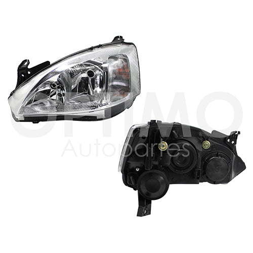 FARO CORSA 03-08 4P/ 04-08 5P/ TORNADO 04-11 CUARTO RAYADO DIFORZA #OP IZQ