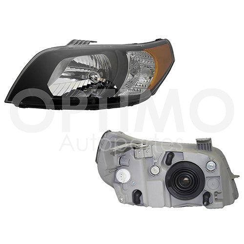 FARO AVEO 12-18/ PONTIAC G3 08-09 5P FONDO NEGRO DIFORZA IZQ #OP