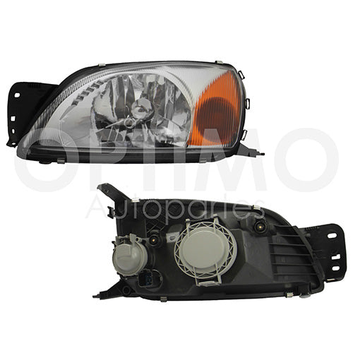 FARO FIESTA 00-02/ IKON 01-07/ COURIER 01-12 C/BASE ESQ AMBAR DIFORZA #OP IZQ