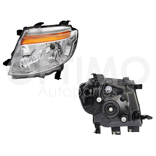 FARO RANGER 13-16 FONDO CROMADO S/MOTOR TYC IZQ DIFORZA #OP