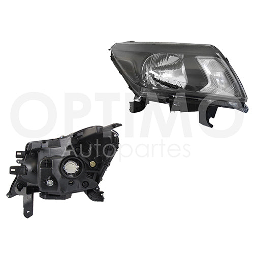 FARO NISSAN PU NP300/ FRONTIER 16-20 FONDO NEGRO DIFROZA #OP DER