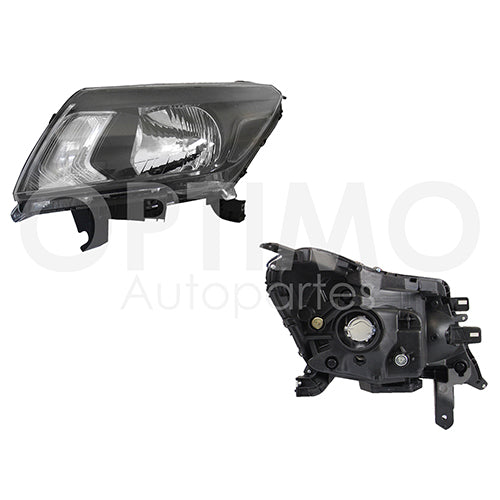 FARO NISSAN PU NP300/ FRONTIER 16-20 FONDO NEGRO DIFORZA #OP  IZQ