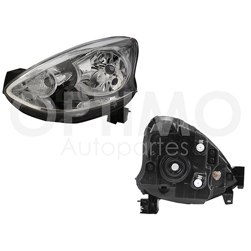 FARO MARCH 14-20 FONFO CROMADO S/ MOTOR  DIFORZA  #OP IZQ