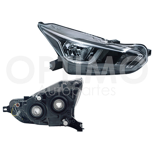 FARO NISSAN VERSA FONDO NEGRO DIFORZA 2020-2021 DER  #OP