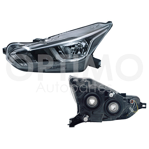 FARO NISSAN VERSA  FONDO NEGRO DIFORZA  2020-2021 IZQ  #OP