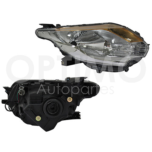 FARO MITSUBISHI PU L200 16-18 FONDO CROMADO DIFORZA #OP  DER