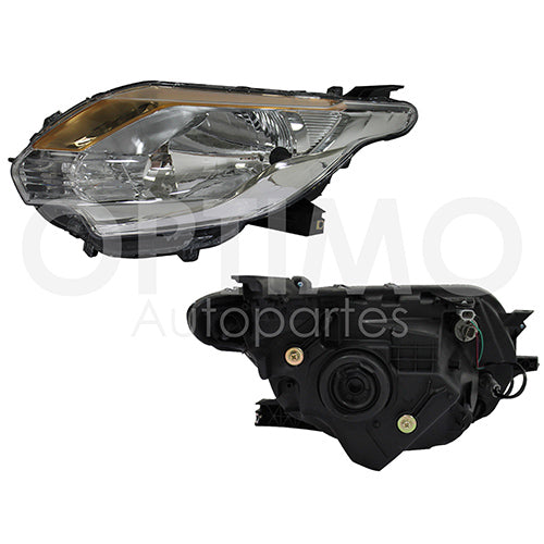 FARO MITSUBISHI PU L200 16-18 FONDO CROMADO DIFROZA  #OP   IZQ