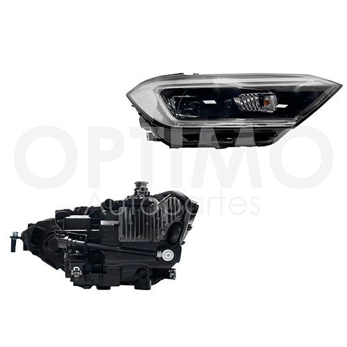 NO APLICA DESCUENTO SOLO 7%*FARO VW JETTA A7 2019-2023 F/NEGRO C/LED C/LUPA C/MICA BLANCA DIFORZA DERECHO #OP