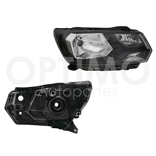 FARO VW GOL 19-20 / SAVEIRO 17-20  FONDO NEGRO UN AS DER #OP