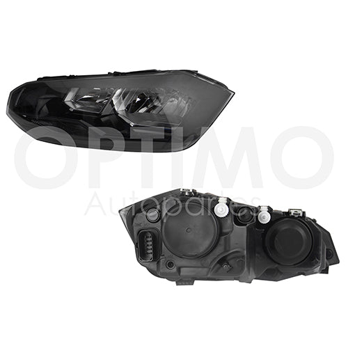 FARO VW VIRTUS 2020-2021 FONDO NEGRO DIFROZA #OP  IZQ