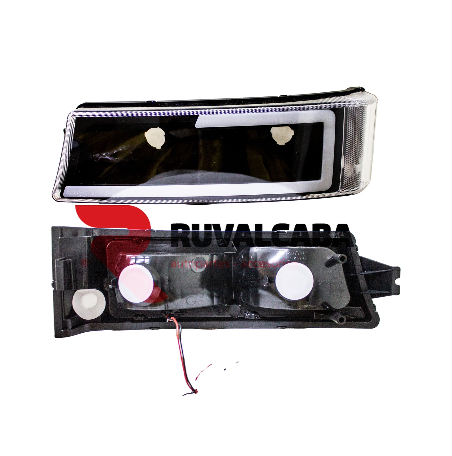 JUEGO FAROS CUARTOS CHEVROLET SILVERADO CHEYENNE 03-06 LED DRL #AC
