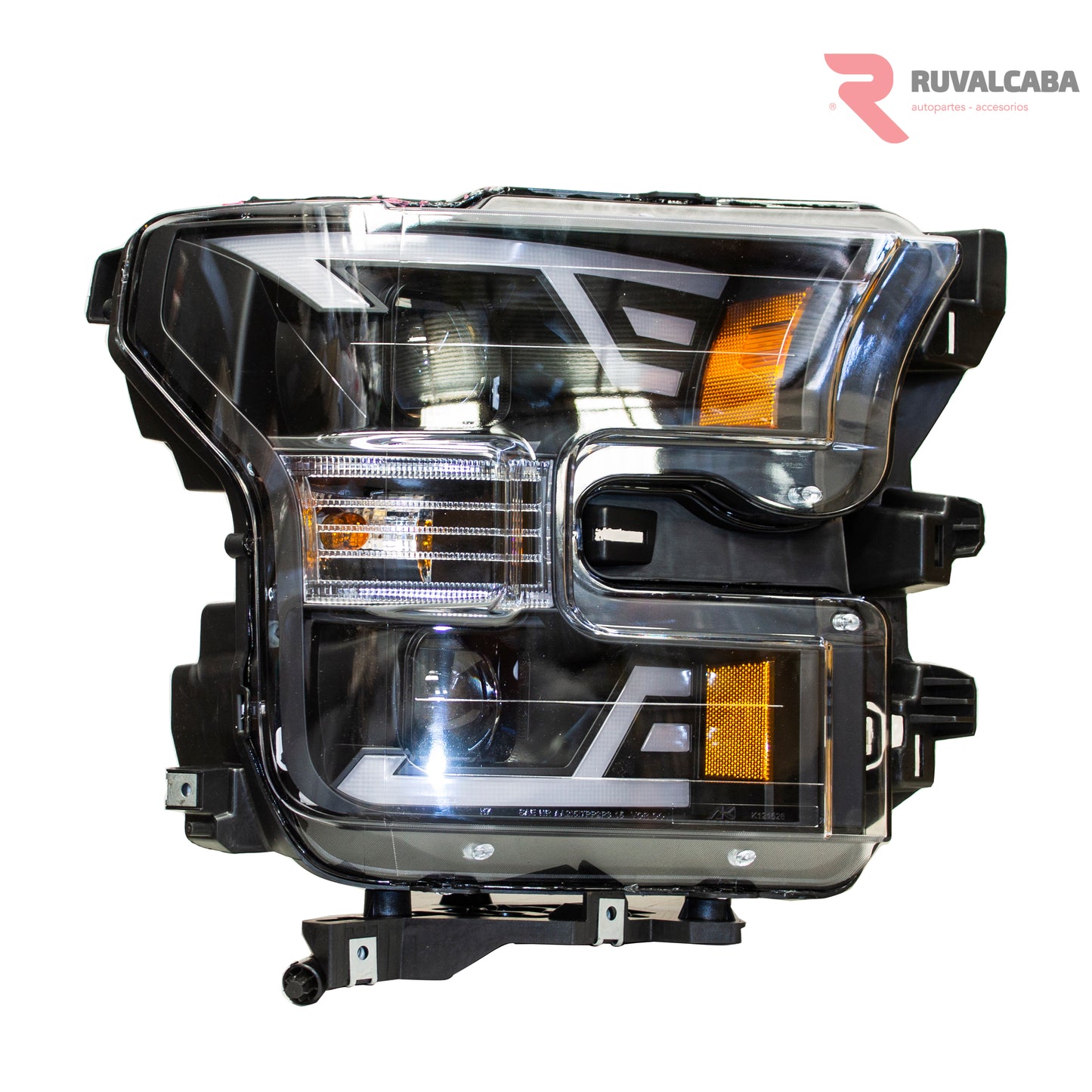 JUEGO FAROS FORD PICK UP LOBO F150 15-17 LED DRL #AC