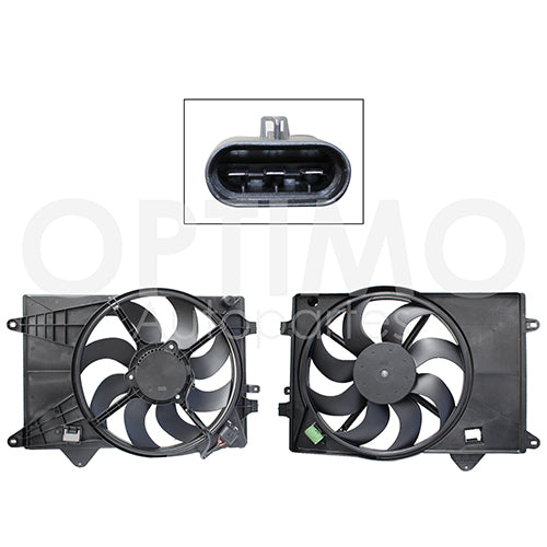 MOTOVENTILADOR SONIC 12-17 1.6L COMPLETO C/TOLVA C/RESIST 3 PINES #OP