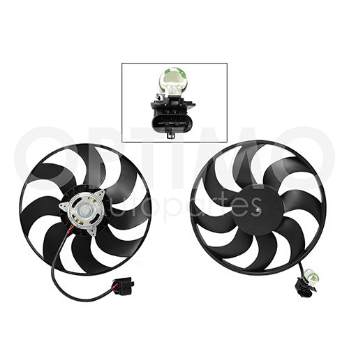 MOTOVENTILADOR SONIC 12-17 1.6 L SOLO ASPAS MOTOR S/TOLVA 3 PINES #OP