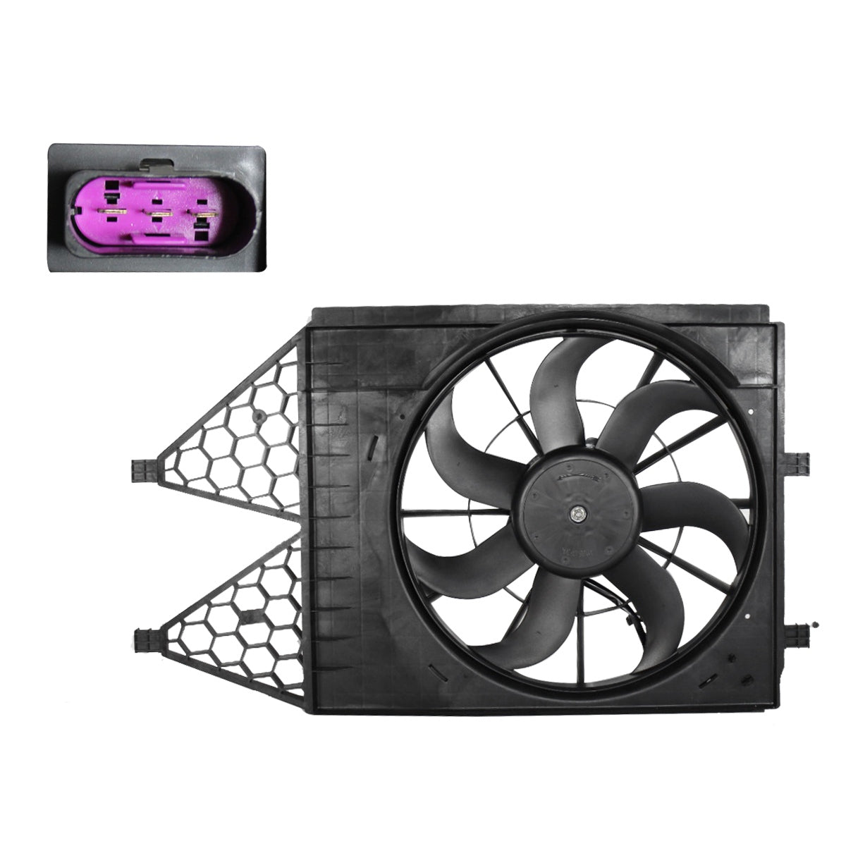 MOTOVENTILADOR COMPLETO C/S AIRE C/TOLVA 4 PINES VENTO 2016-2020 #OP