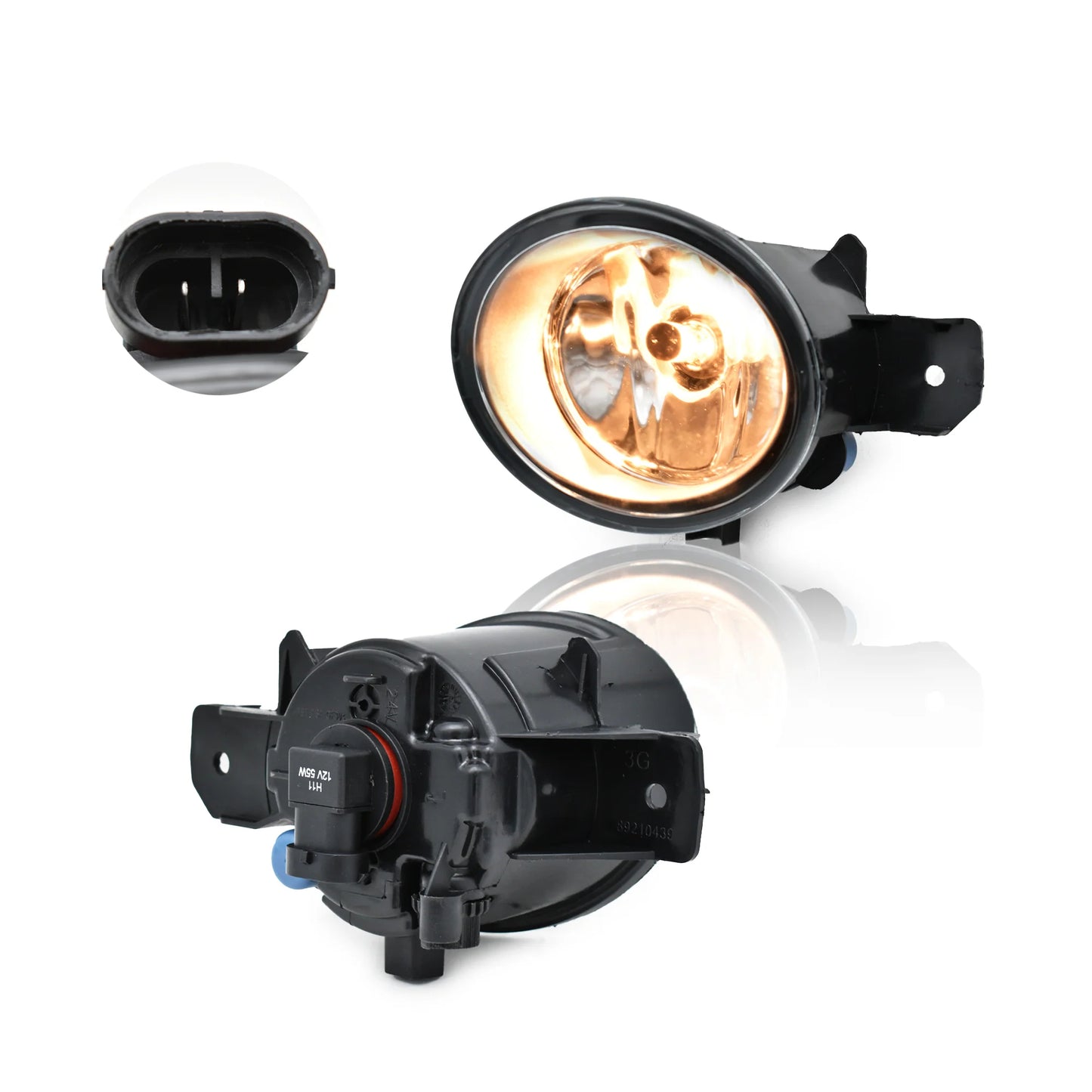 FARO NIEBLA PLATINA 02-10/ SENTRA 04-06/ VERSA 12-14/ ALMERA 02-04/ XTRAIL 04-07/ MICRA 05-07/ CLIO 01-09/ KOLEOS 08-14 S/FOCO IZQ #AU