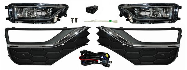 FARO NIEBLA AMAROK 18 C/PARRILLA C/CROM JGO 352 #OP