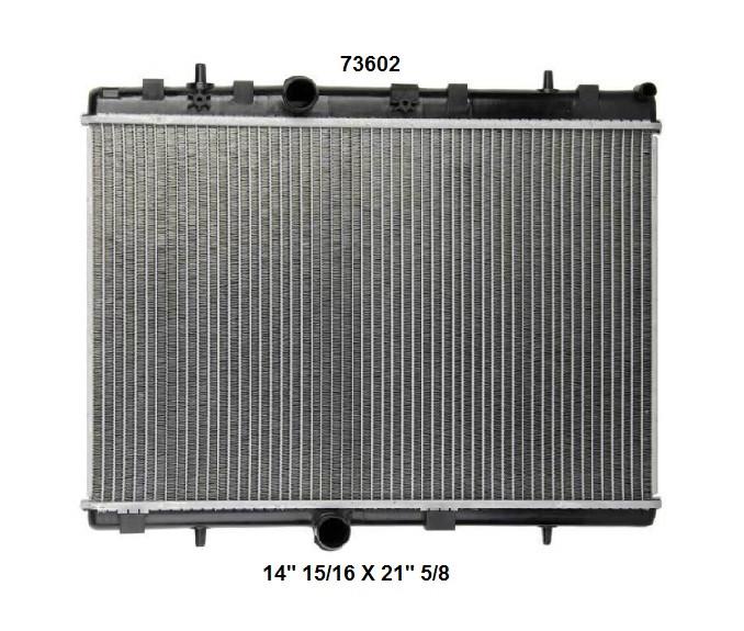 RADIADOR PEUGEOT PARNET,CITROGEN 301 08-11 TUBO SOLDADO