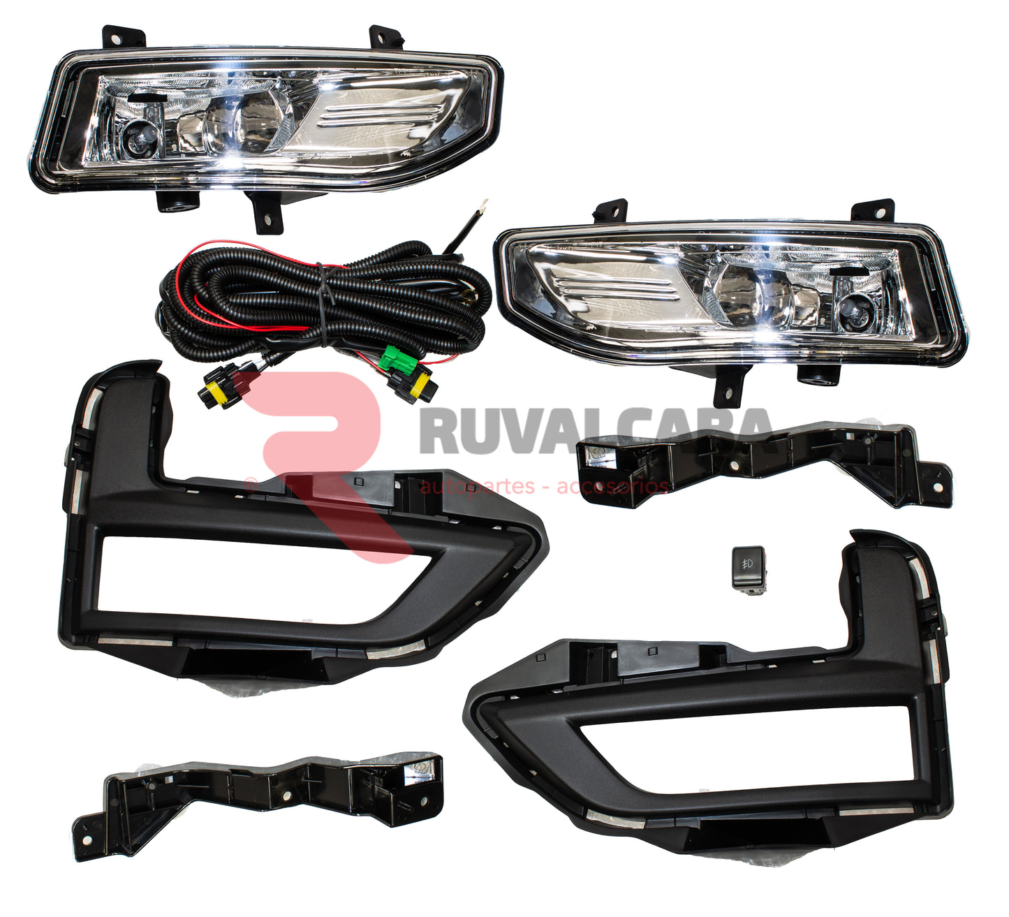 FARO NIEBLA XTRAIL 18 C/PARRILLA JGO #OP