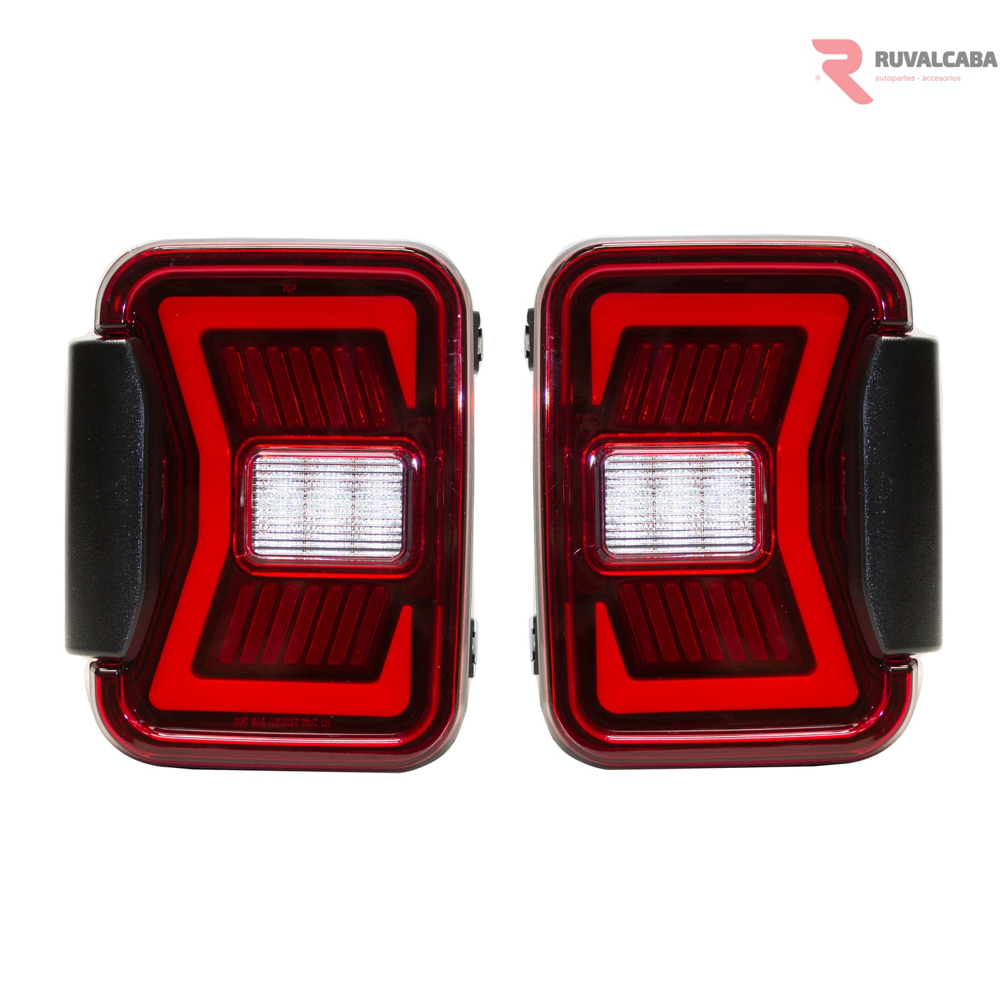 CALAVERAS JEEP GLADIATOR 2019-2021 LED ROJAS #OP