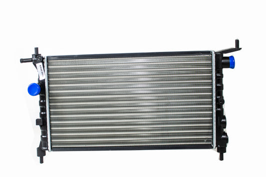 35518 M RADIADOR ALUMINIO PLASTICO CHEVY POP, SWING, JOY L4 1.6 95-05 MECANICO RASA