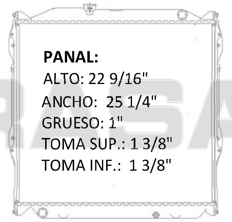 35891 RADIADOR ALUMINIO PLASTICO RUNNER 4 L4/V6 2.7/3.4 96-02 RASA