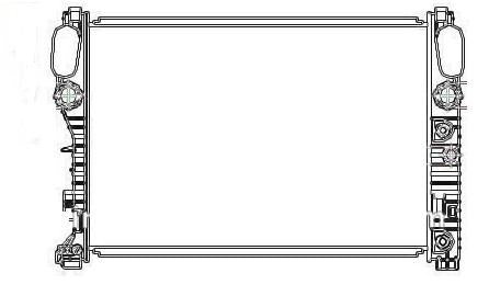 36137 AU RADIADOR ALUMINIO PLASTICO E320/ E350 03-09 TRANS:AUTOMATICA RASA