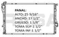 36140 AU RADIADOR ALUMINIO PLASTICO 525 SERIES/ 528/ 530 99-05 TRANS:AUTOMATICA RASA