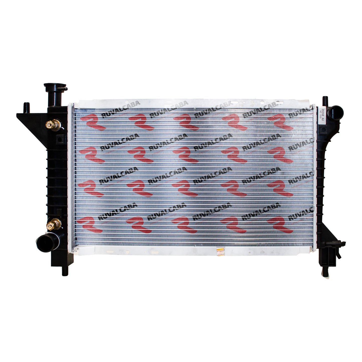 35558 AU RADIADOR ALUMINIO PLASTICO MUSTANG, V6, 3.5Lt 3.8Lt., V8 C/GOLLETE 94-96 TRANS:AUTOMATICA RASA