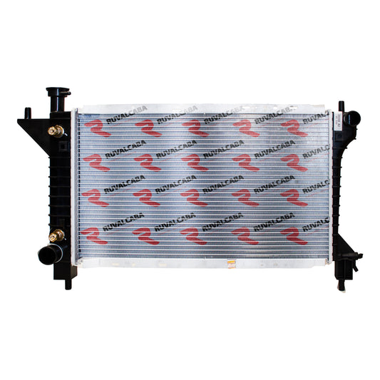 35558 AU RADIADOR ALUMINIO PLASTICO MUSTANG, V6, 3.5Lt 3.8Lt., V8 C/GOLLETE 94-96 TRANS:AUTOMATICA RASA