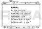 36171 AU RADIADOR ALUMINIO PLASTICO CIVIC 2012 L4 1.8/2.4 16mm P/A A/T 2012 TRANS:AUTOMATICA RASA