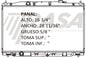 36207 AU RADIADOR ALUMINIO PLASTICO CV-R 12-15 TRANS:AUTOMATICA RASA