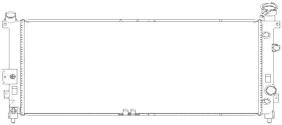 RADIADOR ALUMINO PLASTICO AZTEC/VENTURE/SILHOUETTE/UPLANDER/MONTANA V6 3.4 01-05